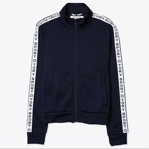 Toy Burch banner track jacket, Tory Sport